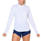Women`s UV Long Sleeve Tennis Top Apparel Sofibella