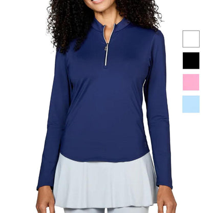 Women`s UV Long Sleeve Tennis Top Apparel Sofibella