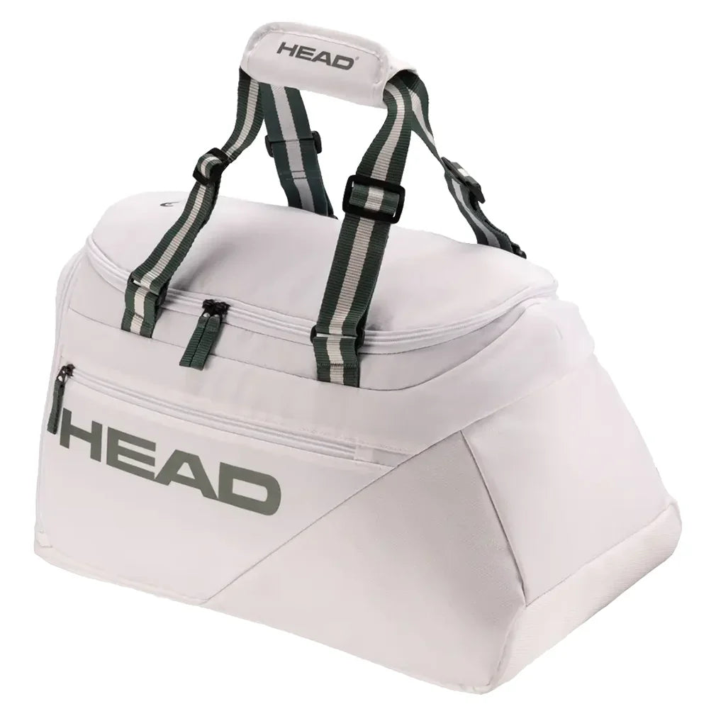 Pro X Court Tennis Bag 48L White and Green Bags Head