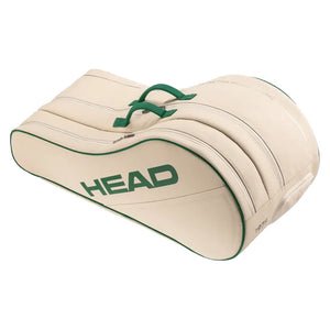Arthur Ashe Tennis Racquet Bag L Off White and Green Bags Head