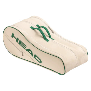 Arthur Ashe Tennis Racquet Bag L Off White and Green Bags Head