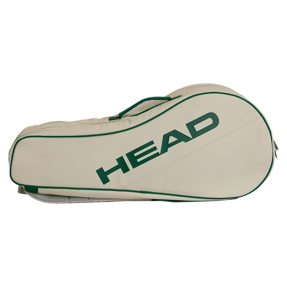 Arthur Ashe Tennis Racquet Bag L Off White and Green Bags Head