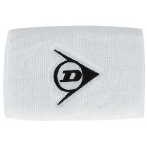 Pair White 5 Inch Tennis Wrist Bands Accessories Dunlop