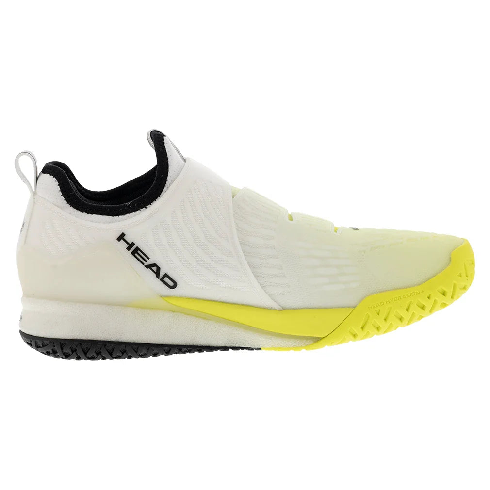 Men`s Endure Pro BOA Tennis Shoes White and Yellow Footwear Head