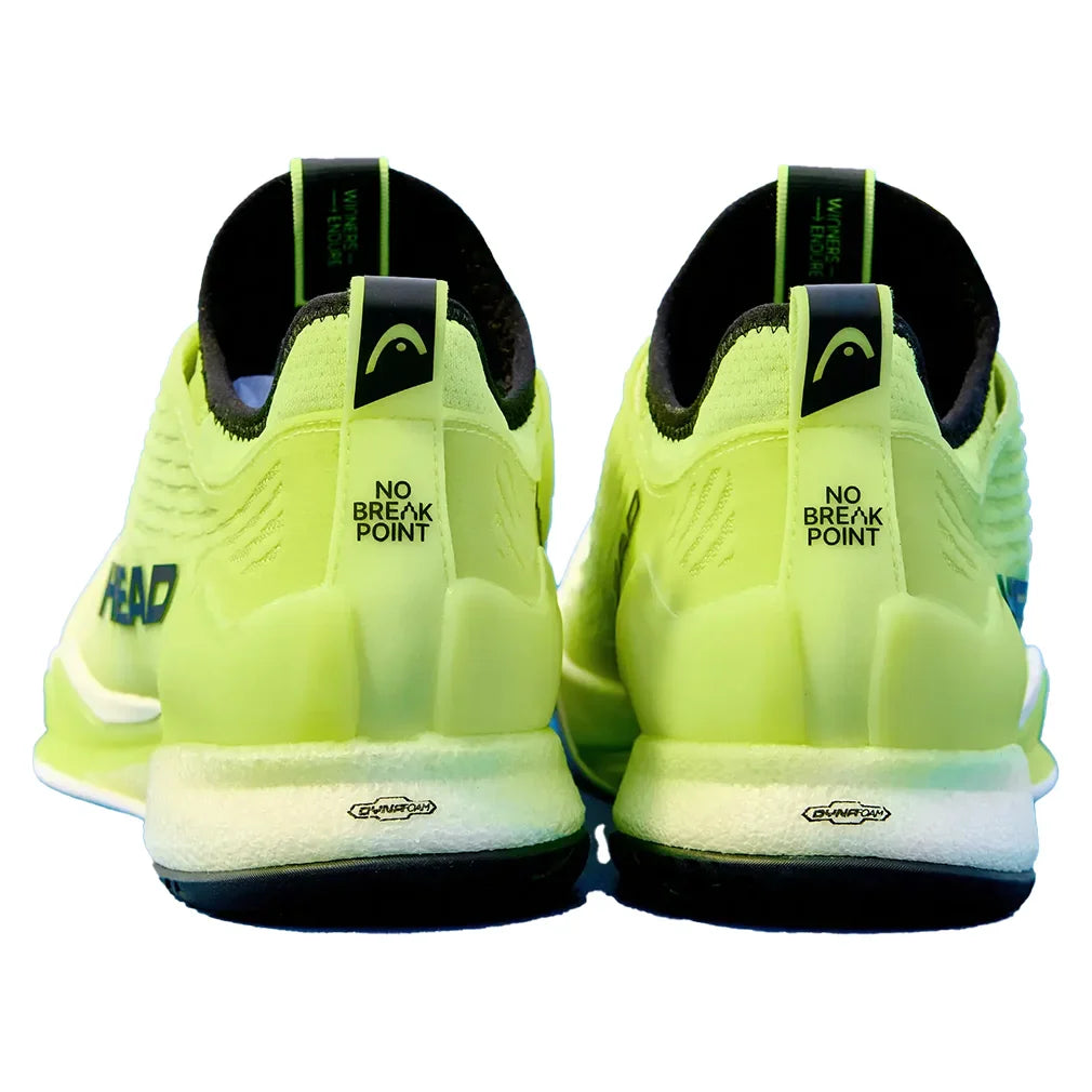Men`s Endure Pro Tennis Shoes White and Yellow Footwear Head