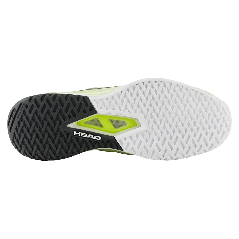Men`s Endure Pro Tennis Shoes White and Yellow Footwear Head
