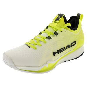 Men`s Endure Pro Tennis Shoes White and Yellow Footwear Head