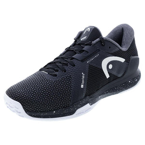 Men`s Sprint Pro 4.0 SF Tennis Shoes Black and White Footwear Head
