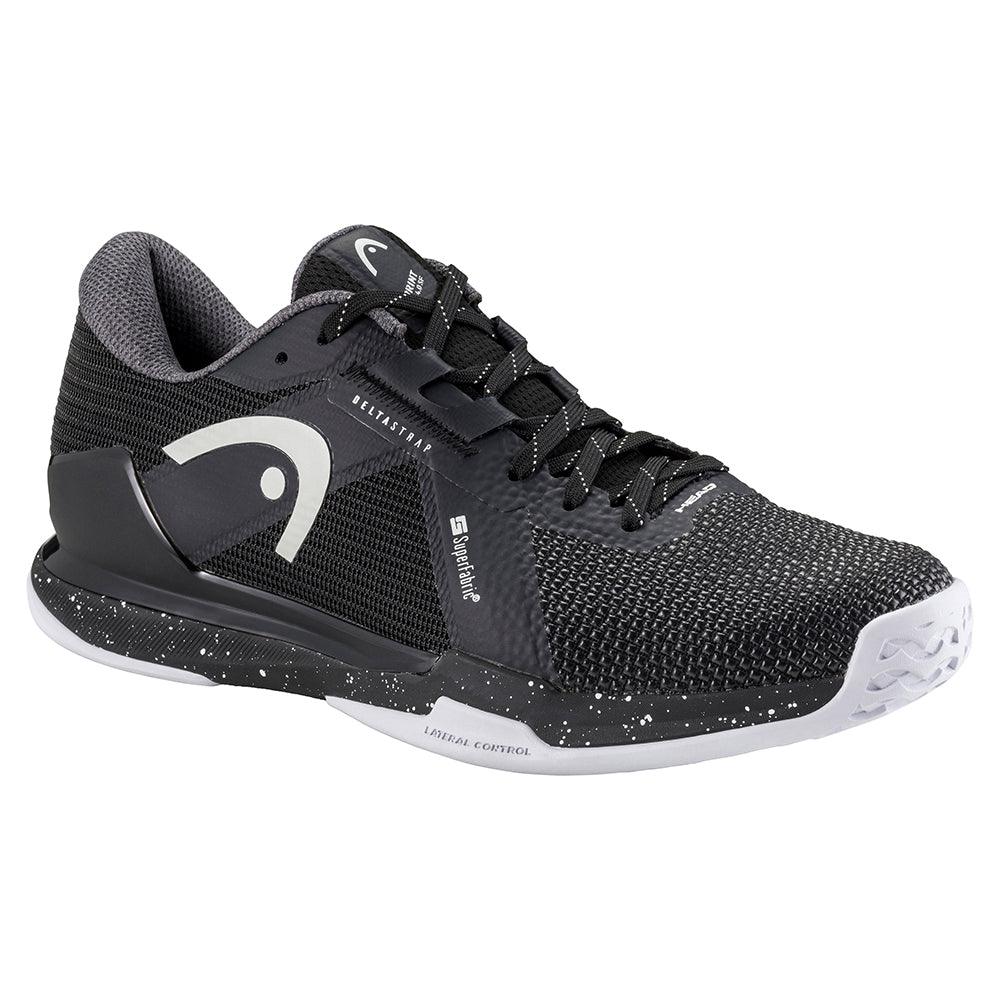 Men`s Sprint Pro 4.0 SF Tennis Shoes Black and White Footwear Head
