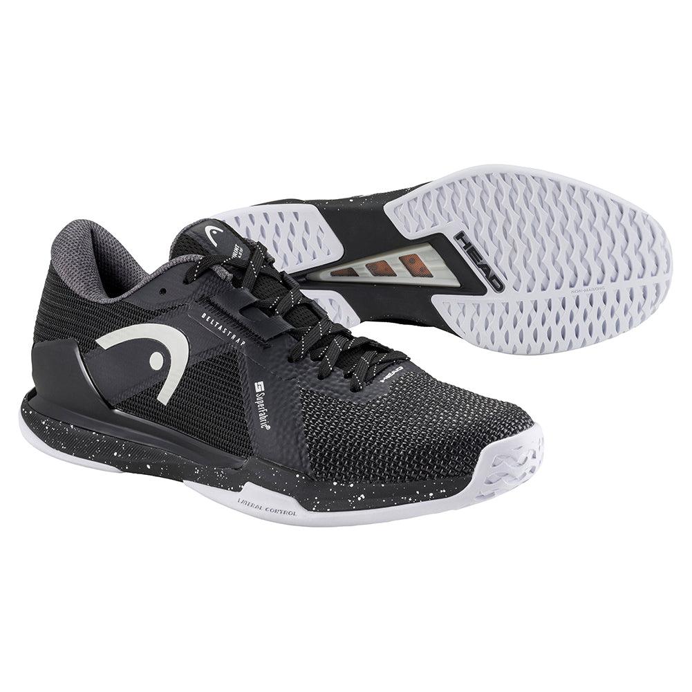 Men`s Sprint Pro 4.0 SF Tennis Shoes Black and White Footwear Head
