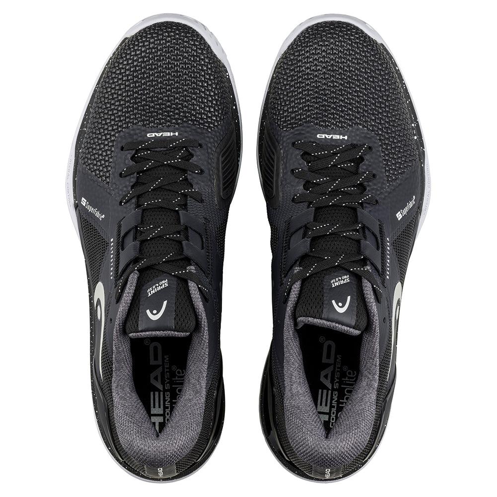 Men`s Sprint Pro 4.0 SF Tennis Shoes Black and White Footwear Head