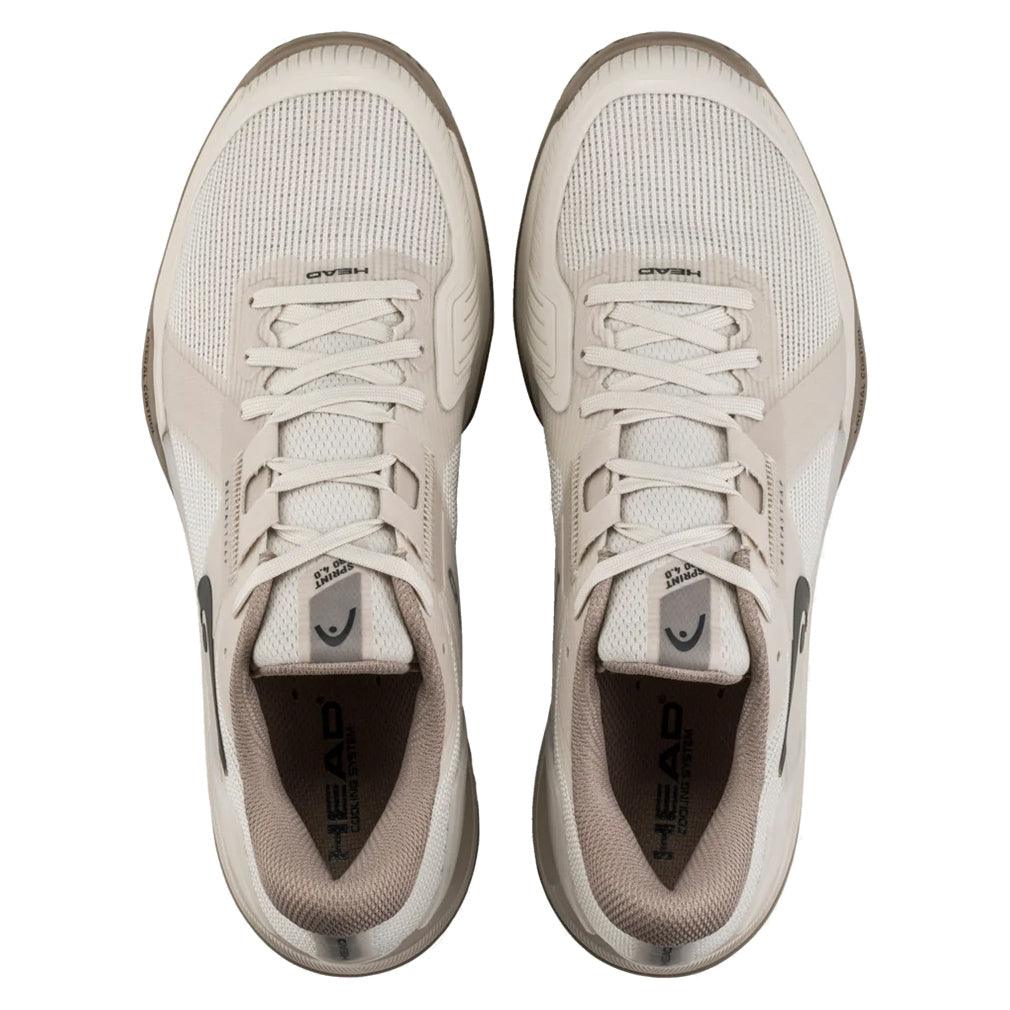 Men`s Sprint Pro 4.0 Tennis Shoes Willow Grey and Mocha Footwear Head