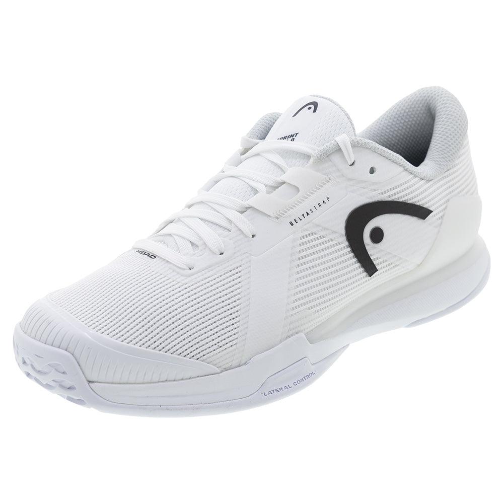 Men`s Sprint Pro 4.0 Tennis Shoes White and Black Footwear Head
