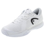 Men`s Sprint Pro 4.0 Tennis Shoes White and Black Footwear Head
