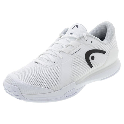 Men`s Sprint Pro 4.0 Tennis Shoes White and Black Footwear Head