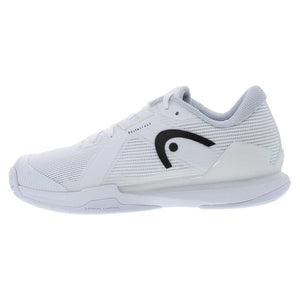 Men`s Sprint Pro 4.0 Tennis Shoes White and Black Footwear Head