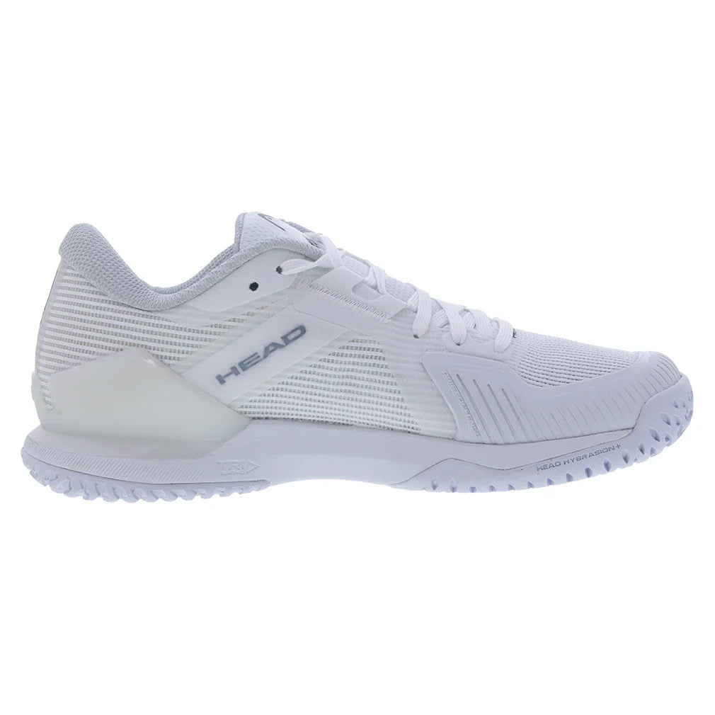 Men`s Sprint Pro 4.0 Tennis Shoes White and Black Footwear Head