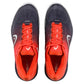 Men`s Revolt Pro 4.5 Tennis Shoes Dark Blue and Red Footwear Head