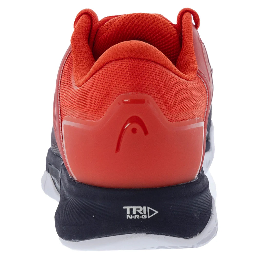 Men`s Revolt Pro 4.5 Tennis Shoes Dark Blue and Red Footwear Head