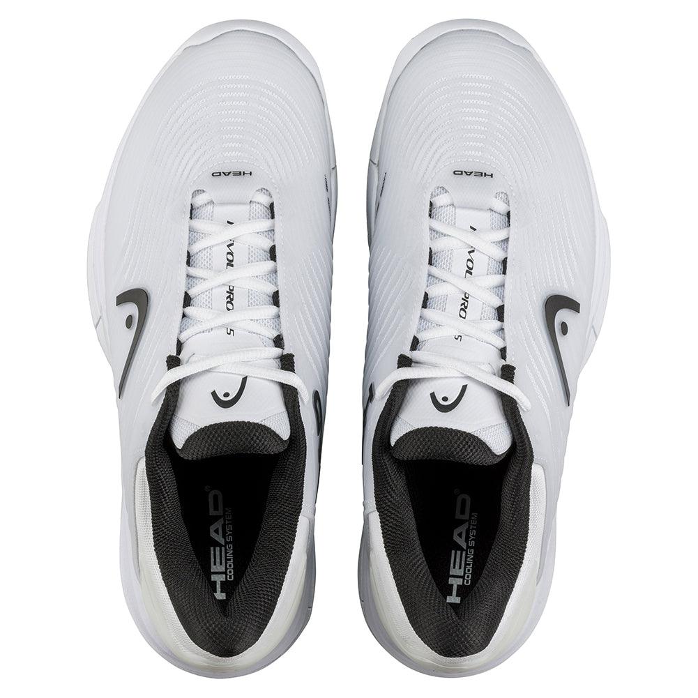 Men`s Revolt Pro 4.5 Tennis Shoes White and Black Footwear Head