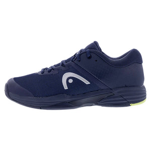 Men`s Revolt Evo 2.0 Tennis Shoes Navy and Lime Footwear Head