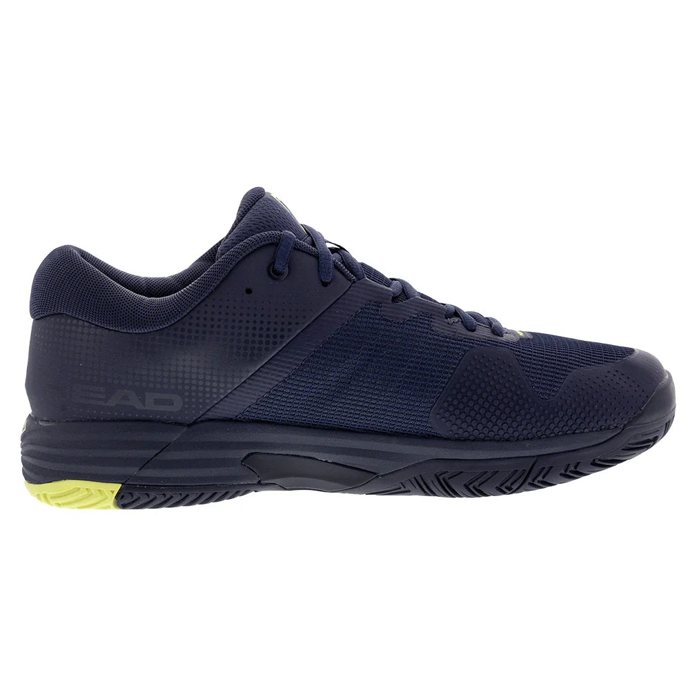 Men`s Revolt Evo 2.0 Tennis Shoes Navy and Lime Footwear Head
