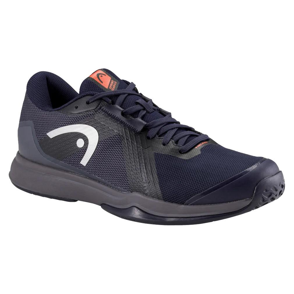 Men`s Sprint Team 4.0 Tennis Shoes Dark Blue and Red Footwear Head