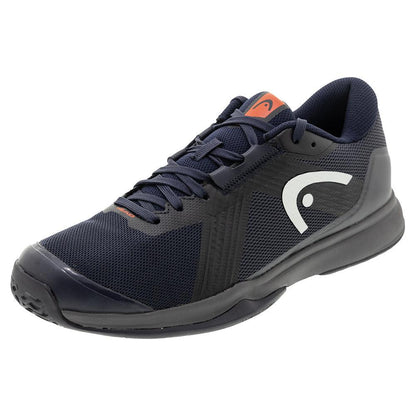 Men`s Sprint Team 4.0 Tennis Shoes Dark Blue and Red Footwear Head