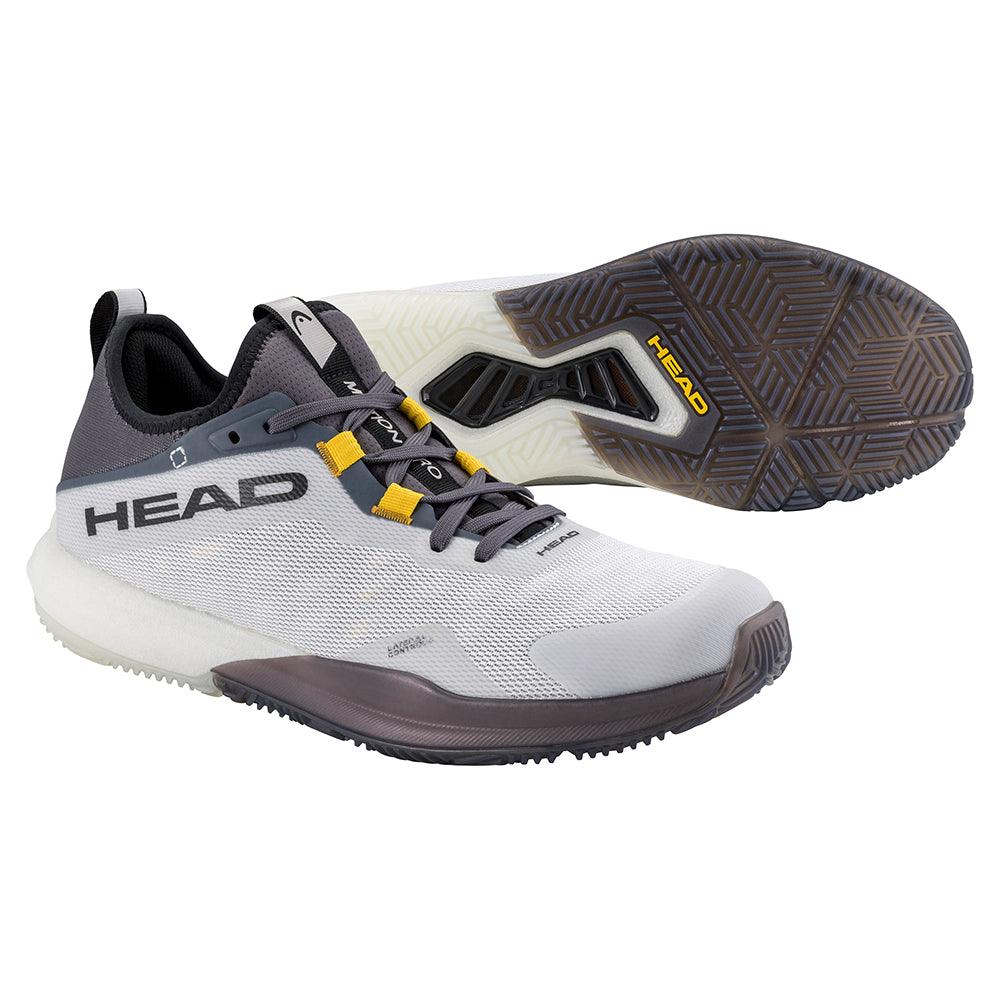 Men`s Motion Pro Padel Shoes White and Black Footwear Head