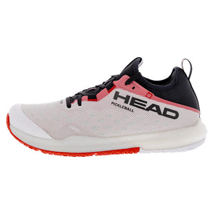 Men`s Motion Pro Pickleball Shoes White and Red Footwear Head