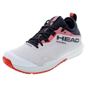 Men`s Motion Pro Pickleball Shoes White and Red Footwear Head