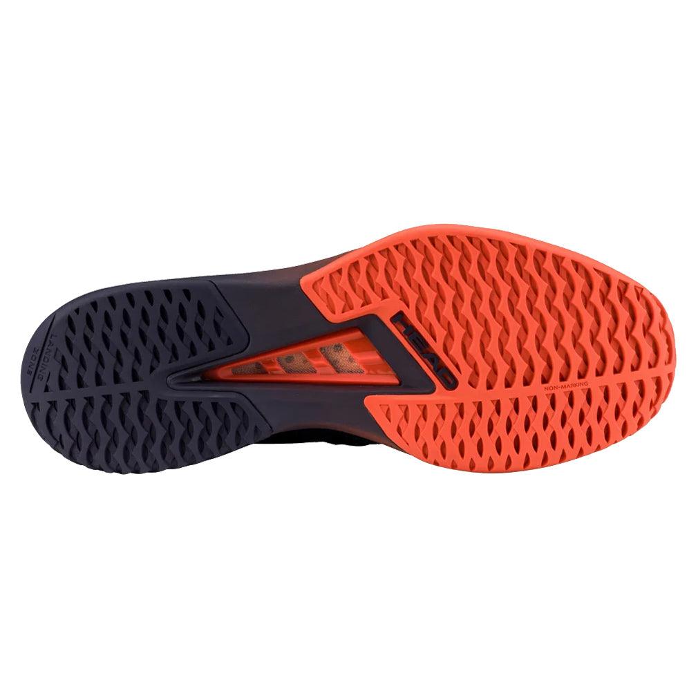 Men`s Sprint Pro 4.0 Wide Tennis Shoes Dark Blue and Red Footwear Head