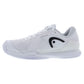 Men`s Sprint Pro 4.0 Wide Tennis Shoes White and Black Footwear Head