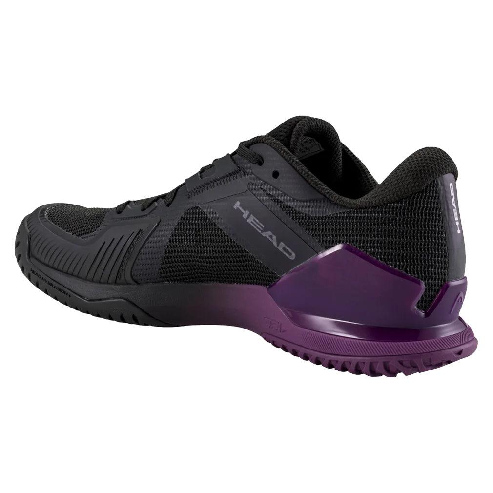 Women`s Sprint Pro 4.0 Tennis Shoes Black and Plum Footwear Head