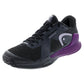 Women`s Sprint Pro 4.0 Tennis Shoes Black and Plum Footwear Head
