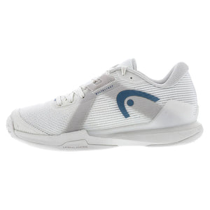 Women`s Sprint Pro 4.0 Tennis Shoes Chalk White and Twilight Blue Footwear Head