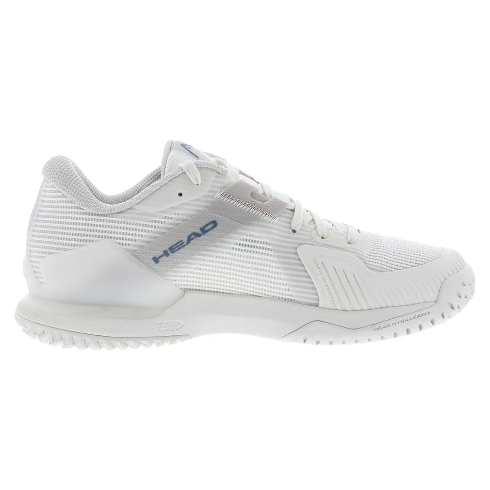 Women`s Sprint Pro 4.0 Tennis Shoes Chalk White and Twilight Blue Footwear Head