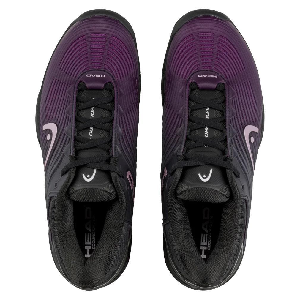 Women`s Revolt Pro 4.5 Tennis Shoes Black and Plum Footwear Head