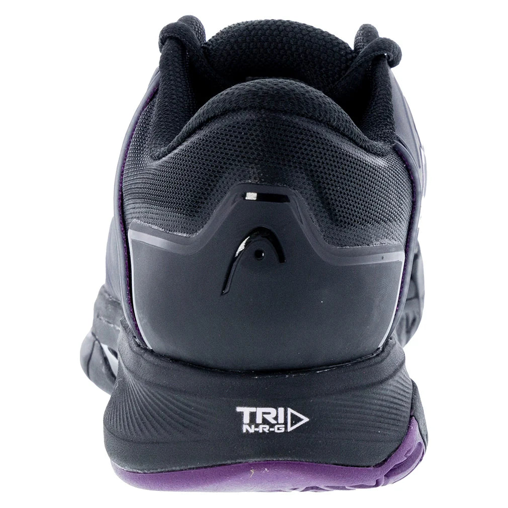 Women`s Revolt Pro 4.5 Tennis Shoes Black and Plum Footwear Head