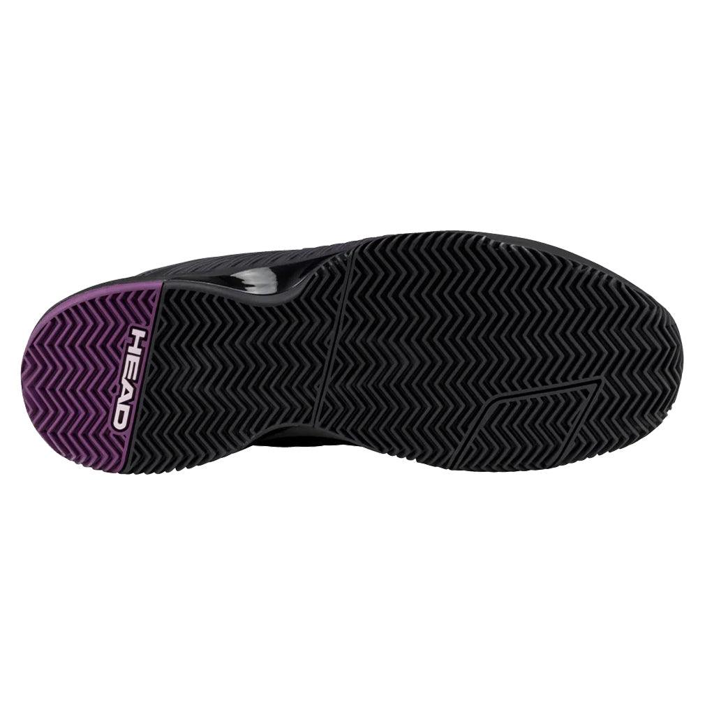 Women`s Revolt Pro 4.5 Clay Tennis Shoes Black and Plum Footwear Head