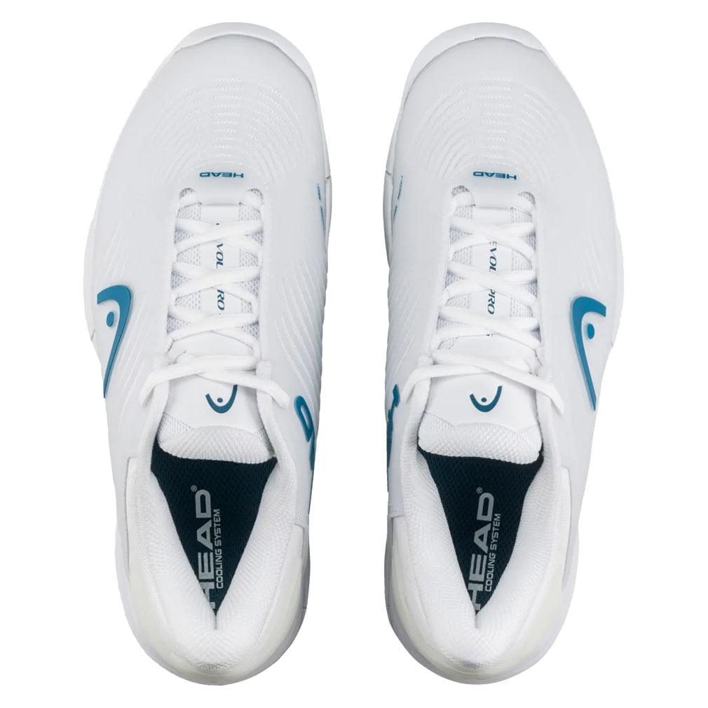 Women`s Revolt Pro 4.5 Tennis Shoes White and Twilight Blue Footwear Head