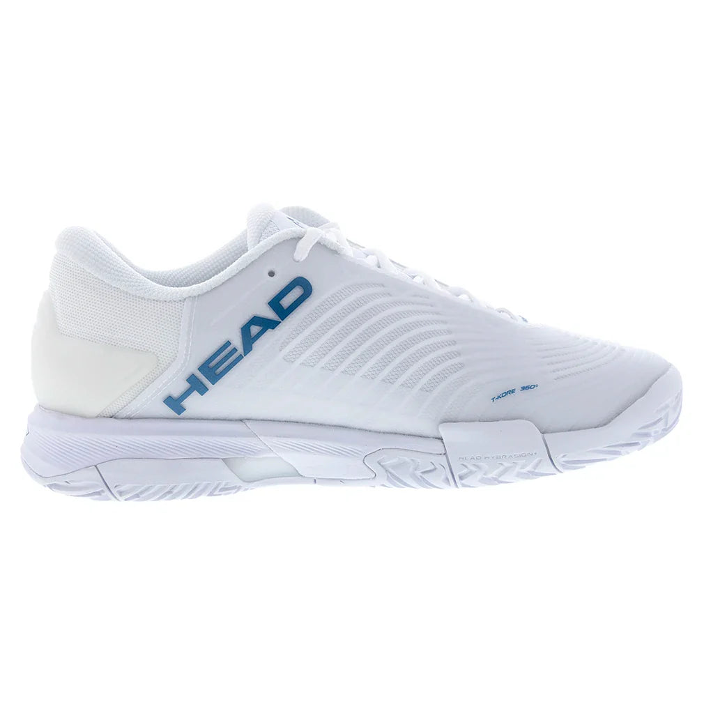 Women`s Revolt Pro 4.5 Tennis Shoes White and Twilight Blue Footwear Head