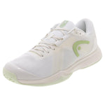 Women`s Sprint Team 4.0 Tennis Shoes Chalk White and Light Green Footwear Head