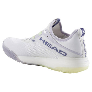 Women`s Motion Pro Padel Shoes White and Lavender Footwear Head