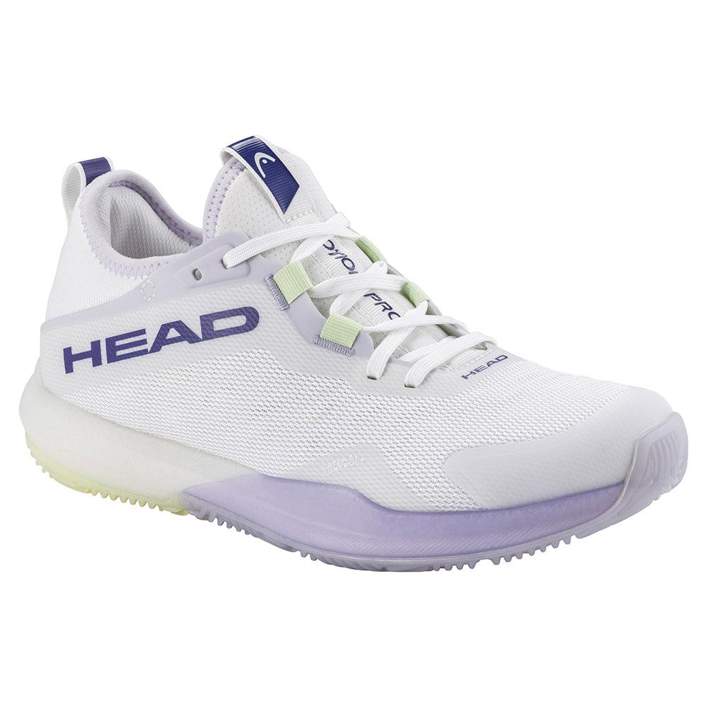 Women`s Motion Pro Padel Shoes White and Lavender Footwear Head