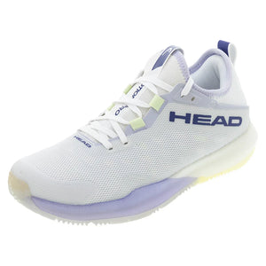 Women`s Motion Pro Padel Shoes White and Lavender Footwear Head