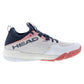 Women`s Motion Pro Pickleball Shoes White and Blueberry Footwear Head