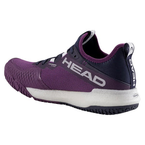 Women`s Motion Pro Pickleball Shoes Plum and White Footwear Head