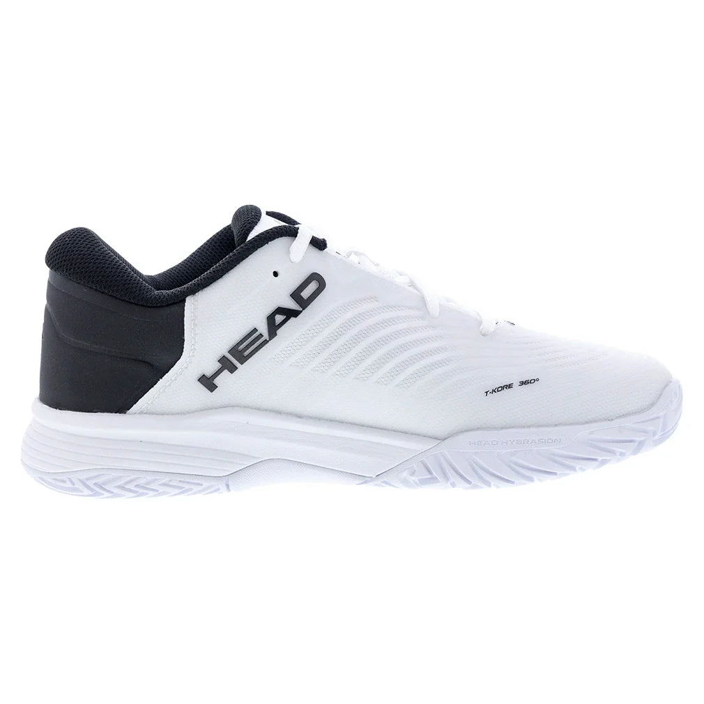 Juniors Revolt Pro 4.5 Tennis Shoes White and Black Footwear Head
