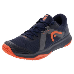Juniors Sprint Pro 4.0 Tennis Shoes Dark Blue and Red Footwear Head